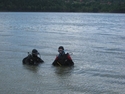 Búvárképzés, Rugonfalvi tó